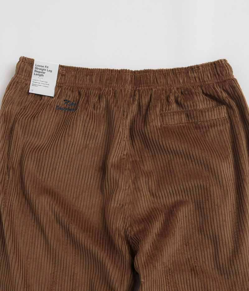 Nike SB Cord Pants in Light British Tan and Armory Navy
