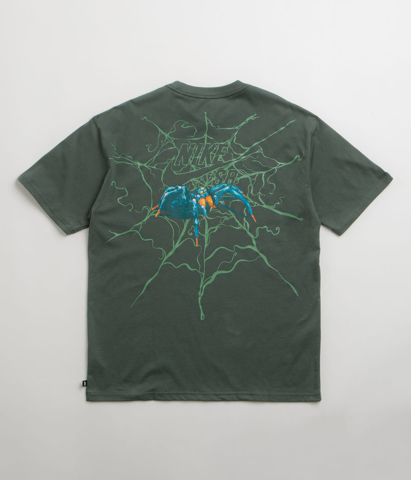 Nike SB Spider T-Shirt in Vintage Green