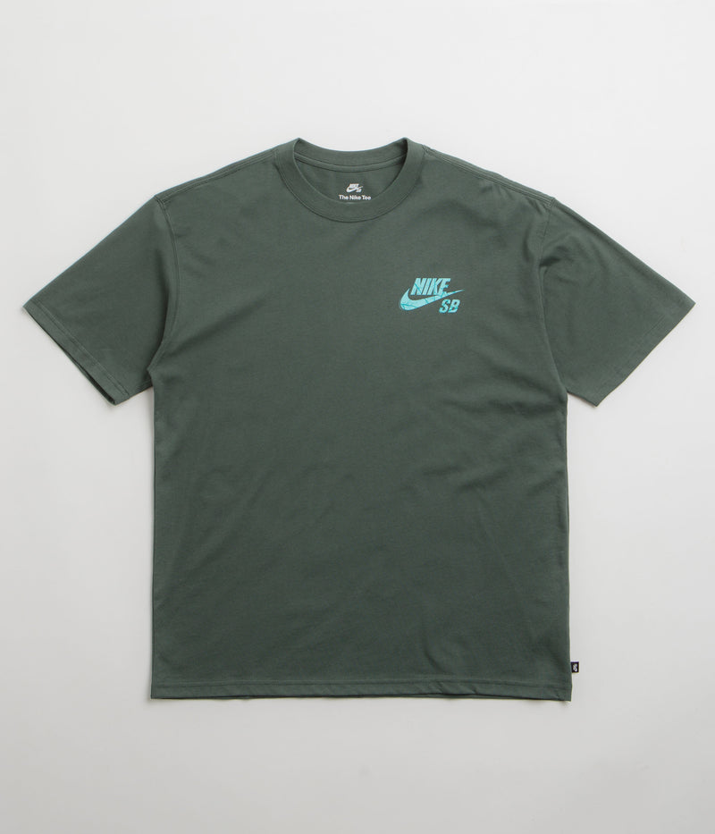 Nike SB Spider T-Shirt in Vintage Green
