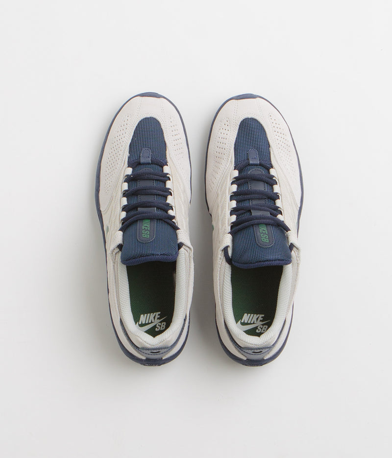 Nike SB Vertebrae Shoes in Light Bone and Fir and Midnight Navy - Obsidian