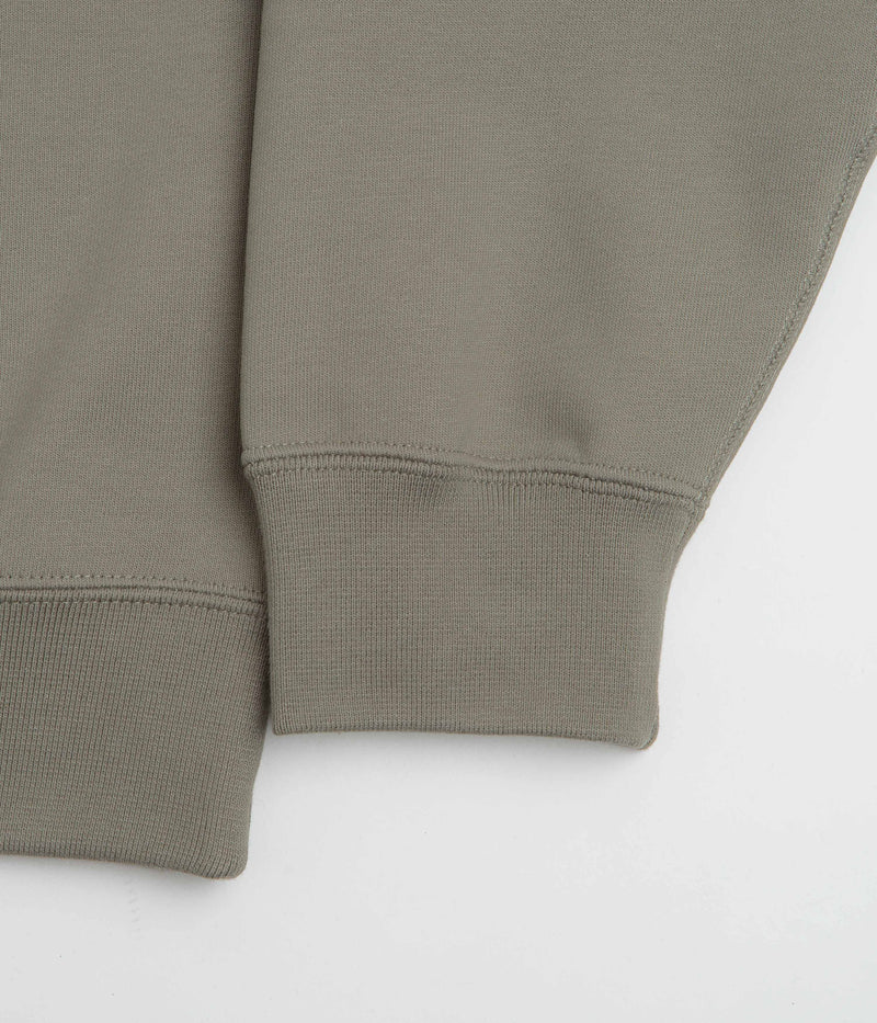 Nike Solo Swoosh Crewneck Sweatshirt in Light Army and White