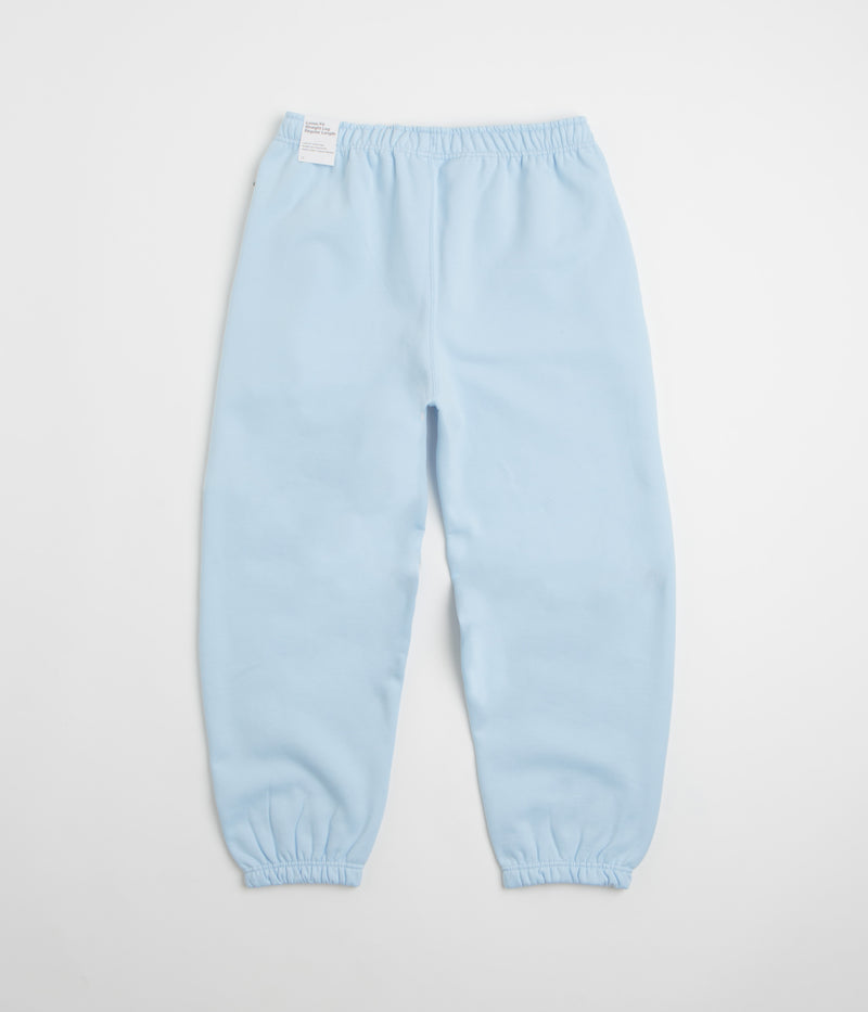 Nike Solo Swoosh Cuffed Sweatpants in Celestine Blue and Celestine Blue / White