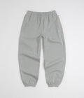Nike Solo Swoosh Cuffed Sweatpants in Dark Grey Heather and Light Smoke Grey / White