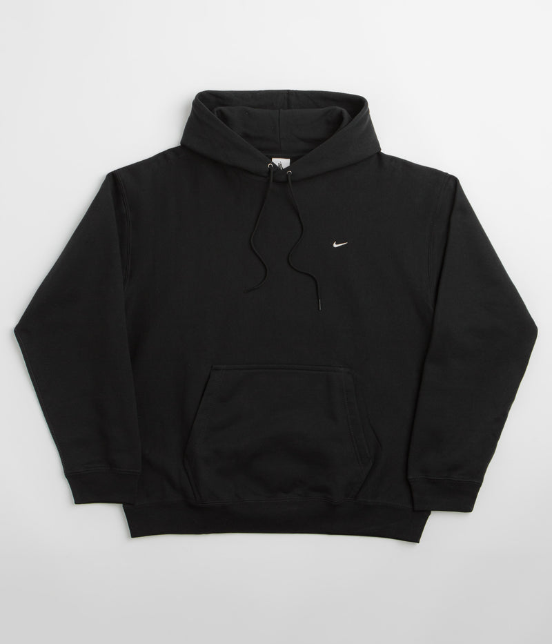Nike Solo Swoosh Hoodie in Black and Black / White / White
