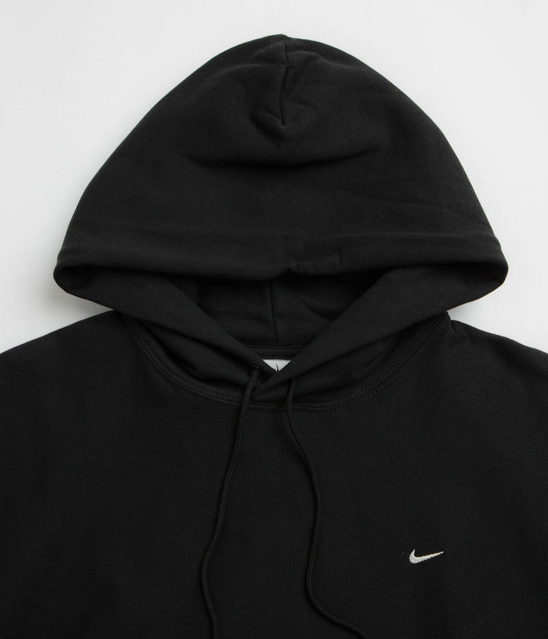 Nike Solo Swoosh Hoodie in Black and Black / White / White