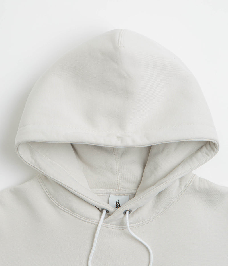 Nike Solo Swoosh Hoodie in Light Bone and White