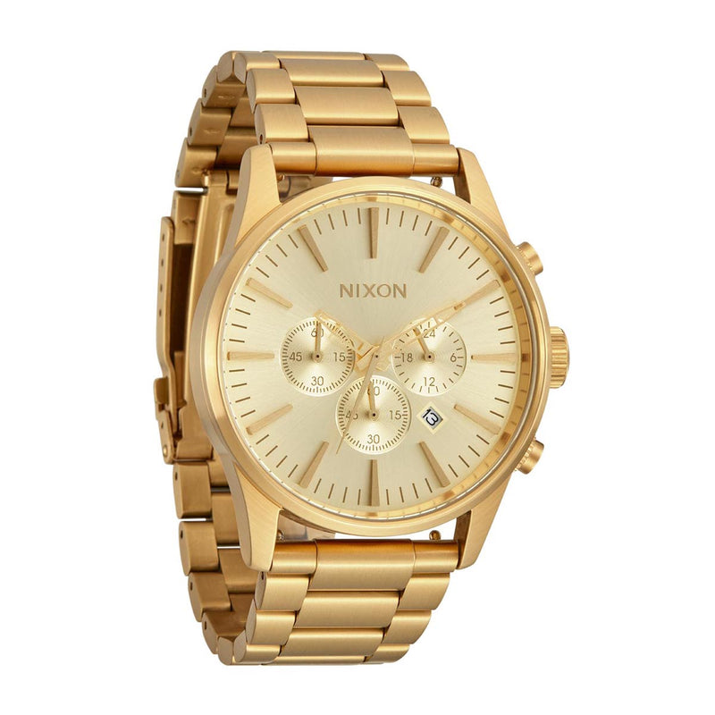 Nixon Sentry Chrono 2024 Watch - All Gold