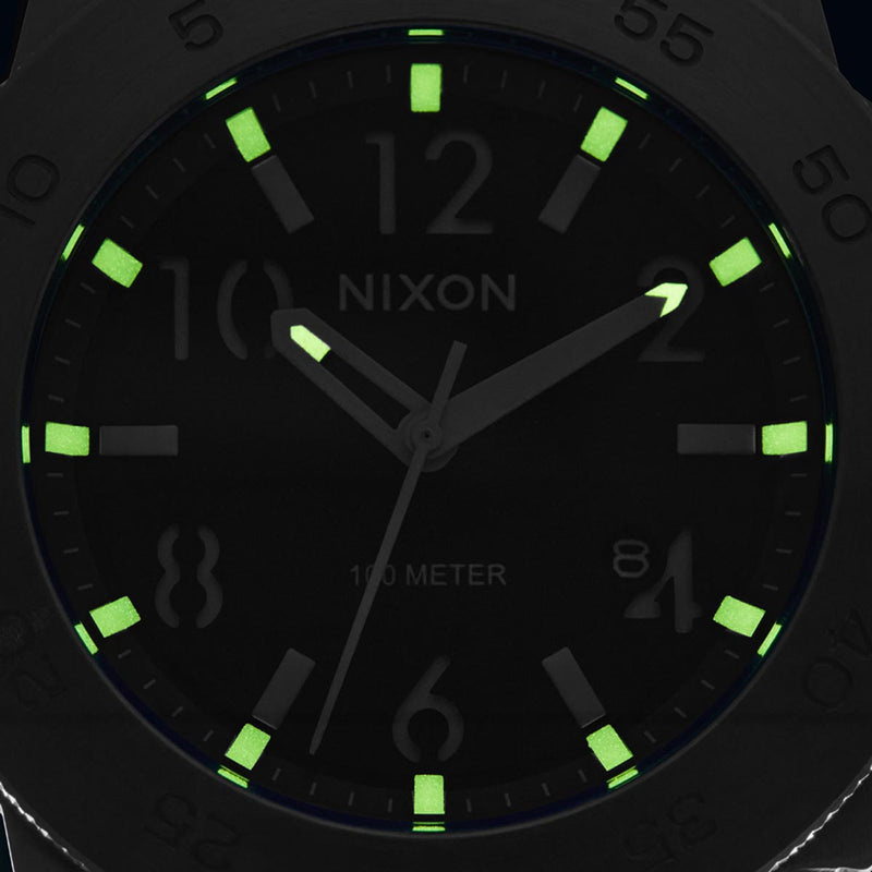 Nixon Smyth 44 Watch - Super Black/Black