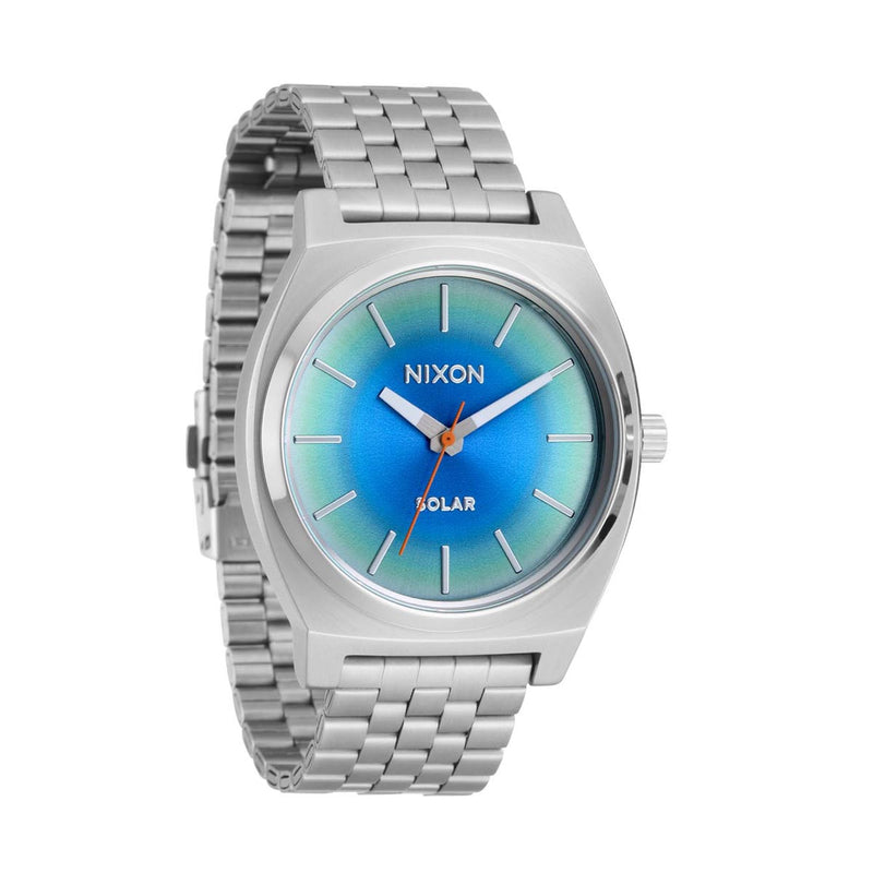 Nixon Time Teller Watch - Silver/Rainbow