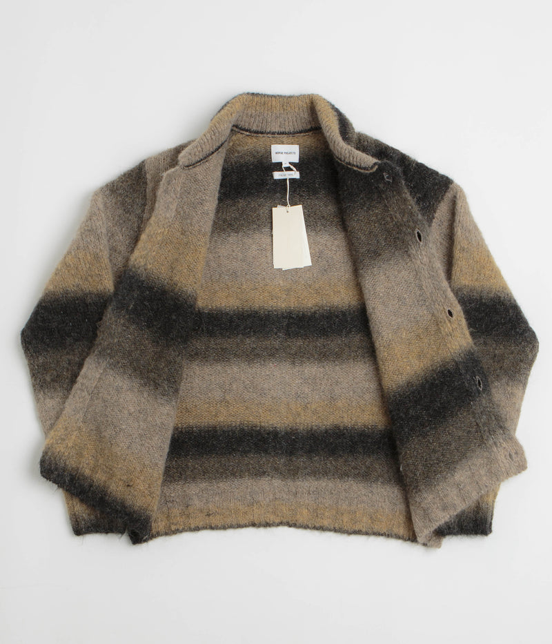 Norse Projects Erik Alpaca Wool Jacket in Utility Khaki