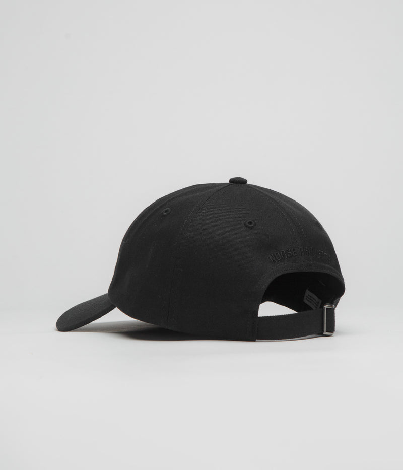Norse Projects Twill Sports Cap in Black