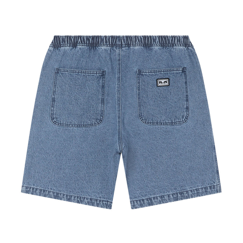 Obey Easy Denim Shorts - Light Indigo