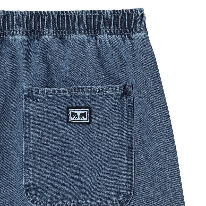 Obey Easy Denim Shorts - Light Indigo