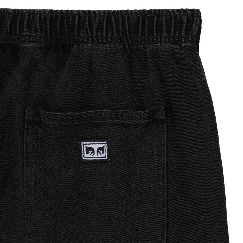 Obey Easy Denim Shorts - Washed Black