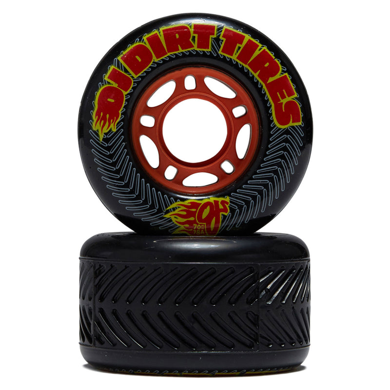 OJ Dirt Tires Thunder Juice 78a Skateboard Wheels - Black - 70mm