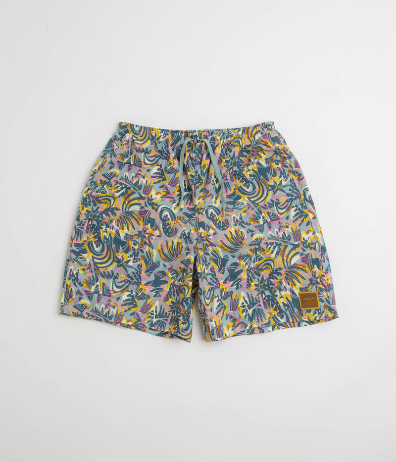 Patagonia Baggies Longs 7" Shorts in Wild Botanist: Tidal Teal