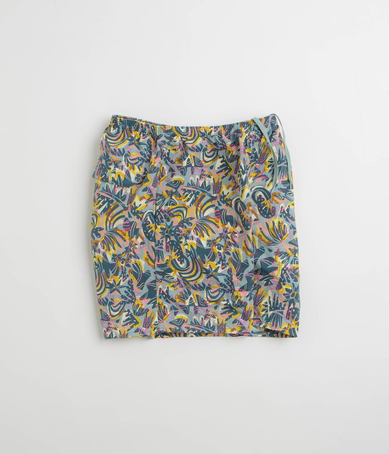 Patagonia Baggies Longs 7" Shorts in Wild Botanist: Tidal Teal
