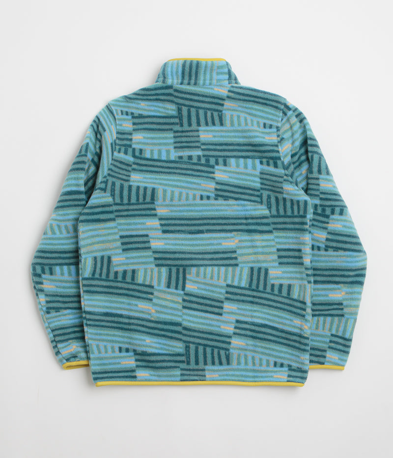 Patagonia Lightweight Synchilla Snap-T Fleece in Quilty Fitz: Wetland Blue