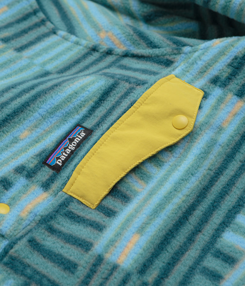 Patagonia Lightweight Synchilla Snap-T Fleece in Quilty Fitz: Wetland Blue