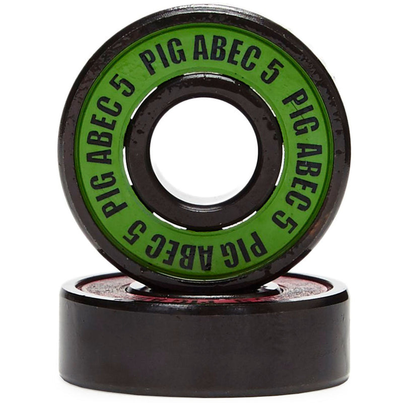 Pig Neon Skateboard Bearings - Green