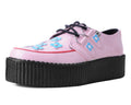V3130 Pink & Blue Patent Flower Viva Mondo Creeper
