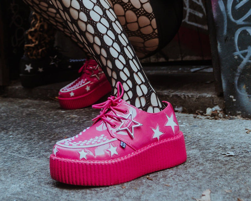 V3265 Pink & White Star Viva Mondo Creeper