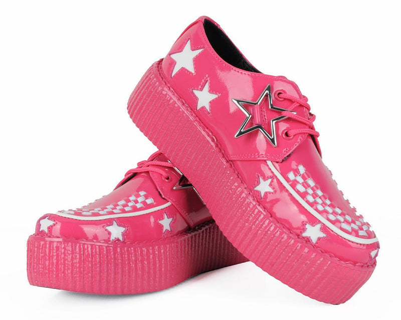 V3265 Pink & White Star Viva Mondo Creeper