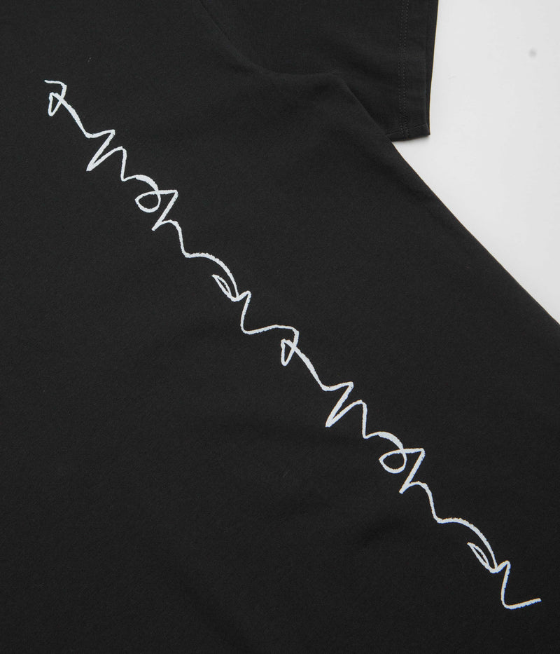 Poetic Collective Crayon Chain T-Shirt in Black