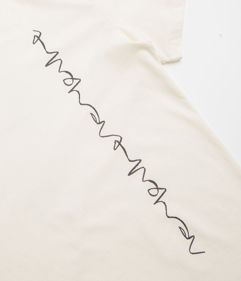 Poetic Collective Crayon Chain T-Shirt in Ivory