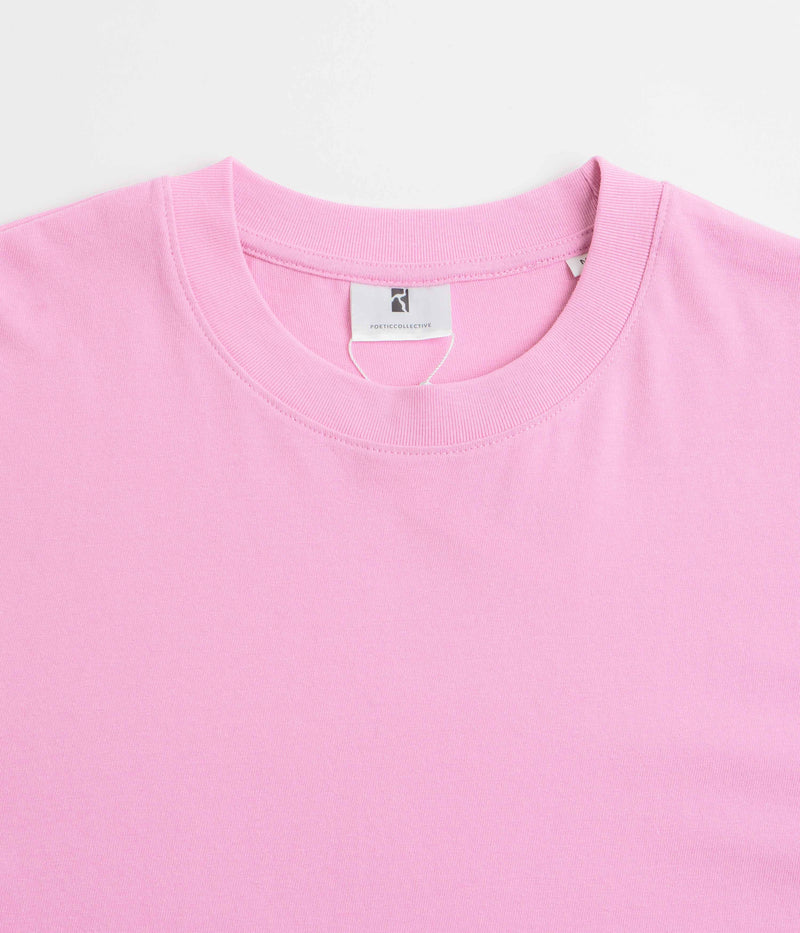 Poetic Collective Cross T-Shirt in Pink