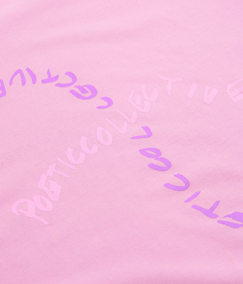 Poetic Collective Cross T-Shirt in Pink