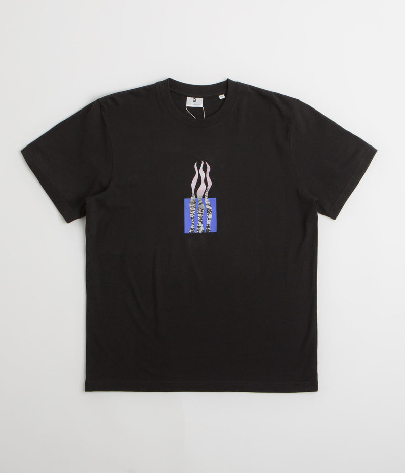 Poetic Collective Flames T-Shirt in Black