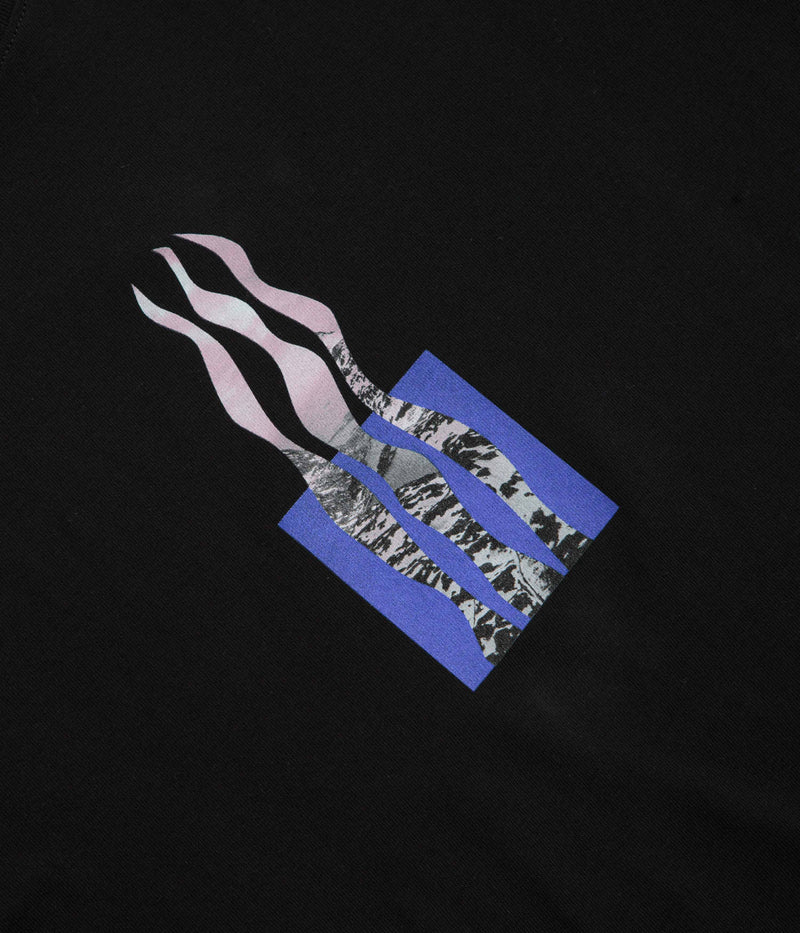 Poetic Collective Flames T-Shirt in Black