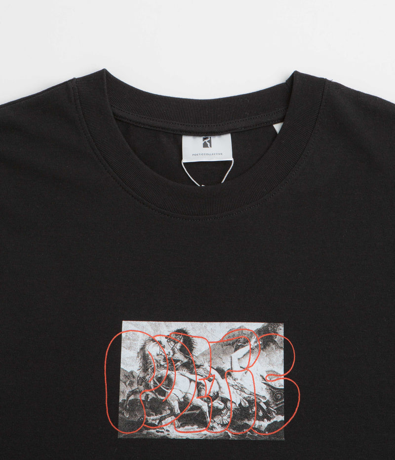 Poetic Collective Horses T-Shirt in Black
