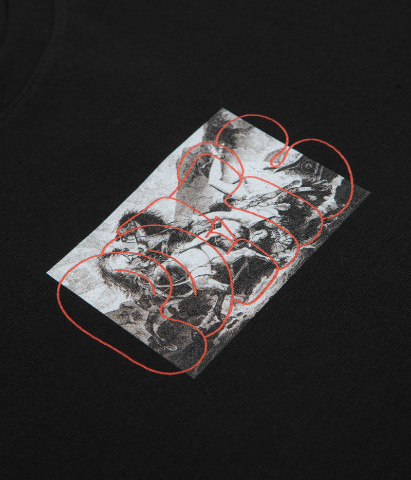 Poetic Collective Horses T-Shirt in Black