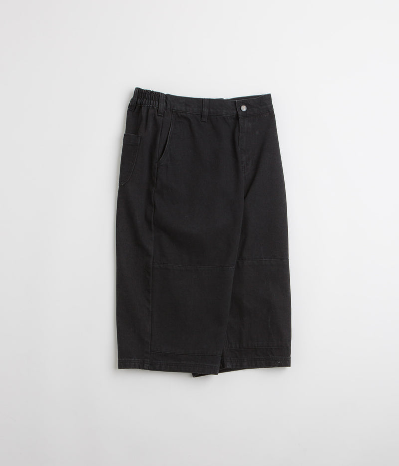 Poetic Collective Sculptor Shorts in Black Denim