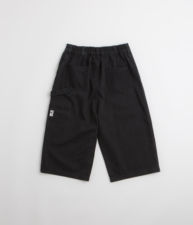 Poetic Collective Sculptor Shorts in Black Denim