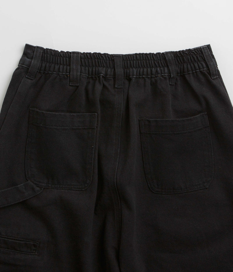 Poetic Collective Sculptor Shorts in Black Denim