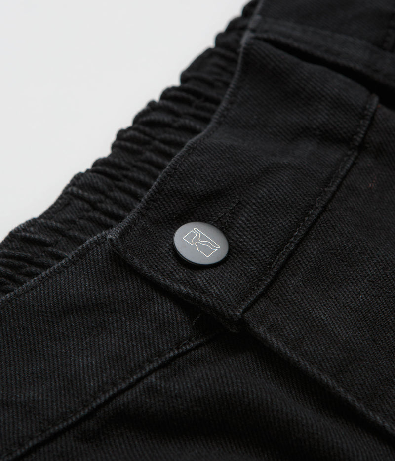 Poetic Collective Sculptor Shorts in Black Denim