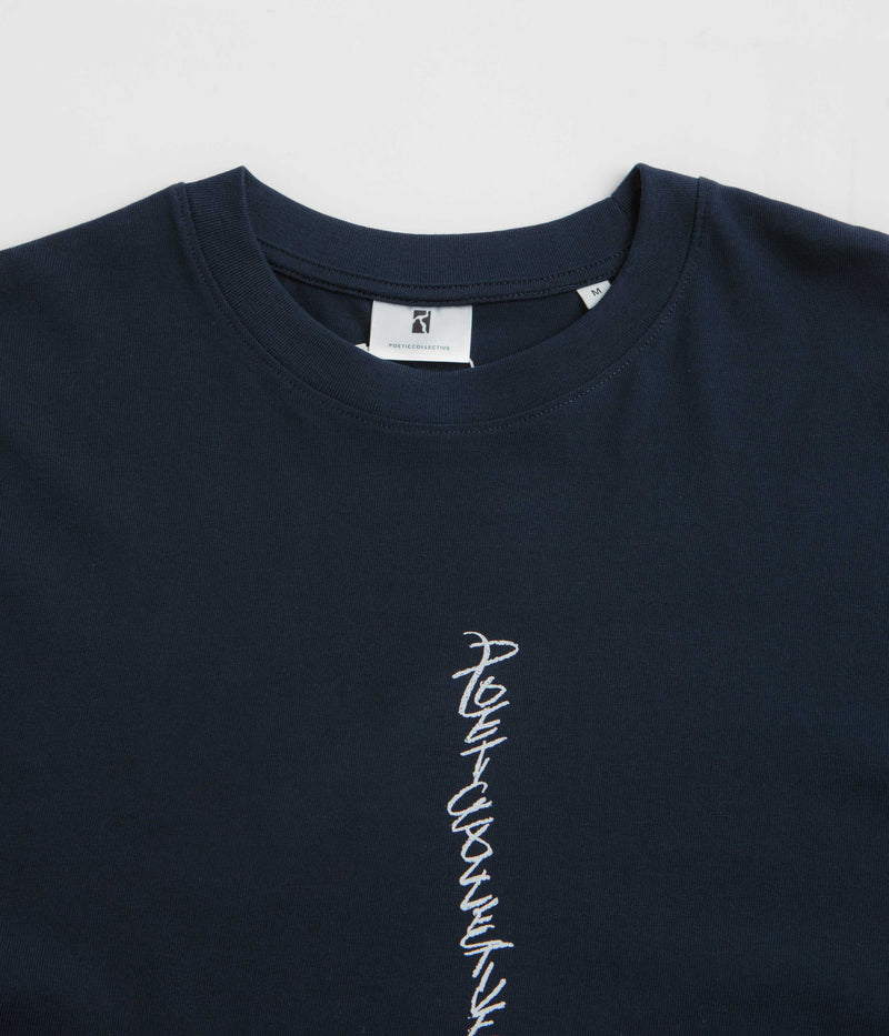 Poetic Collective Tribal T-Shirt in Navy
