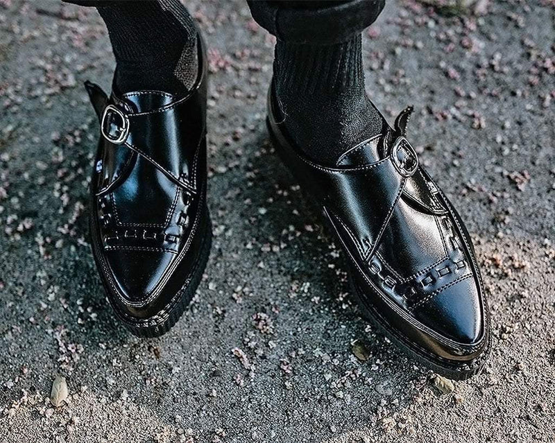 A8520 Pointed Buckle Creepers