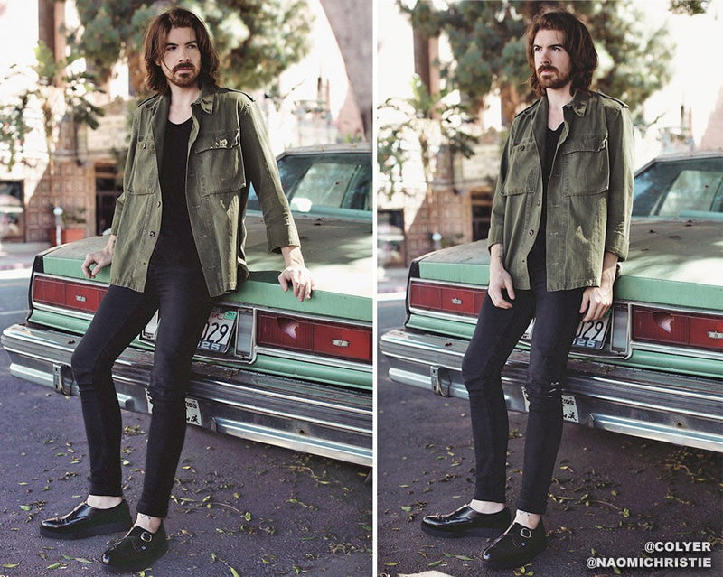 A8520 Pointed Buckle Creepers