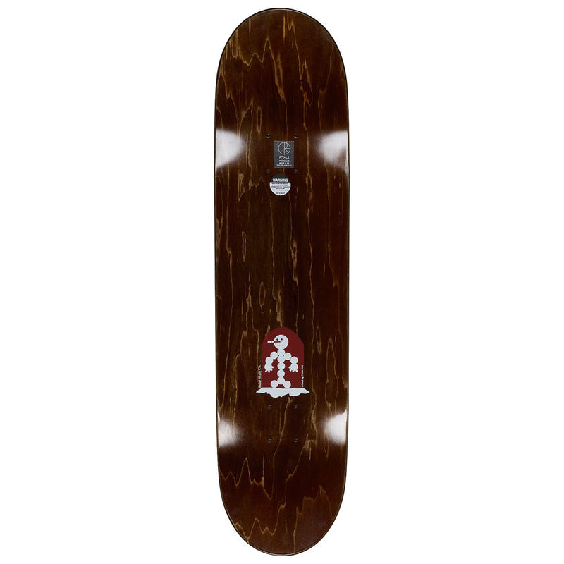 Polar Emile Laurent Snowman Skateboard Complete - Wine - 8.25"
