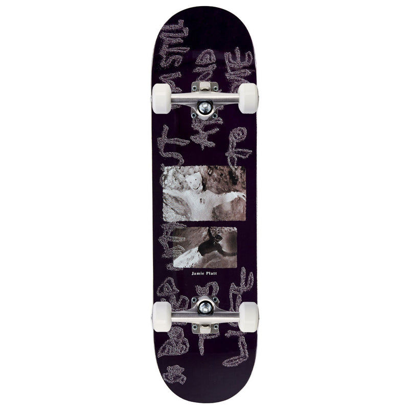 Polar Jamie Platt So Bored Skateboard Complete - Purple - 8.25"