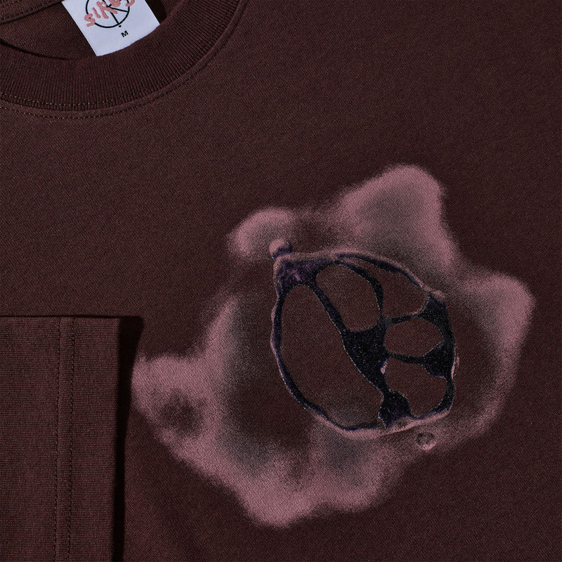 Polar Metal Logo T-Shirt - Washed Bordeaux