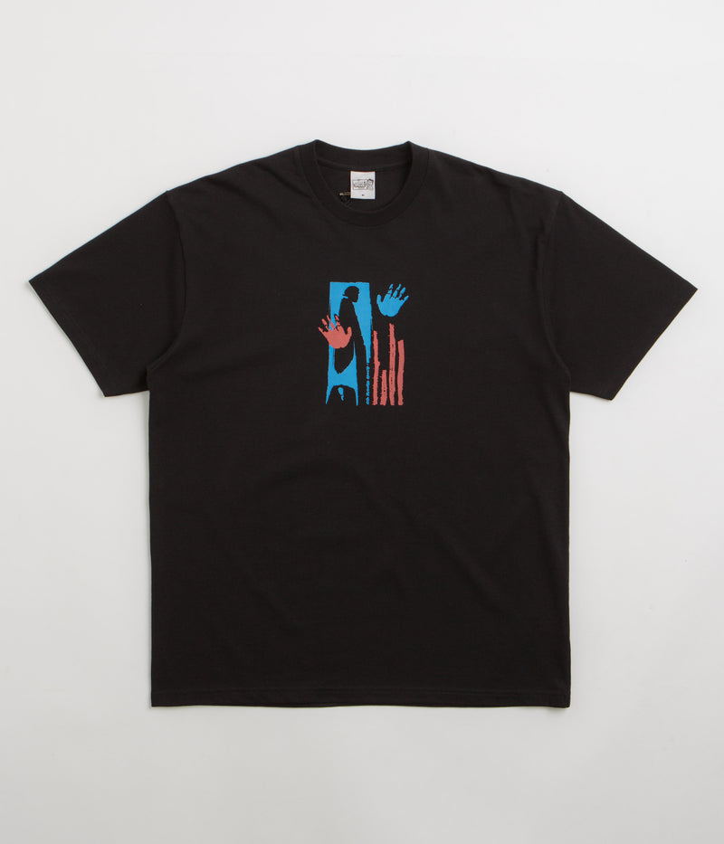 Polar Sitting Hands T-Shirt in Black