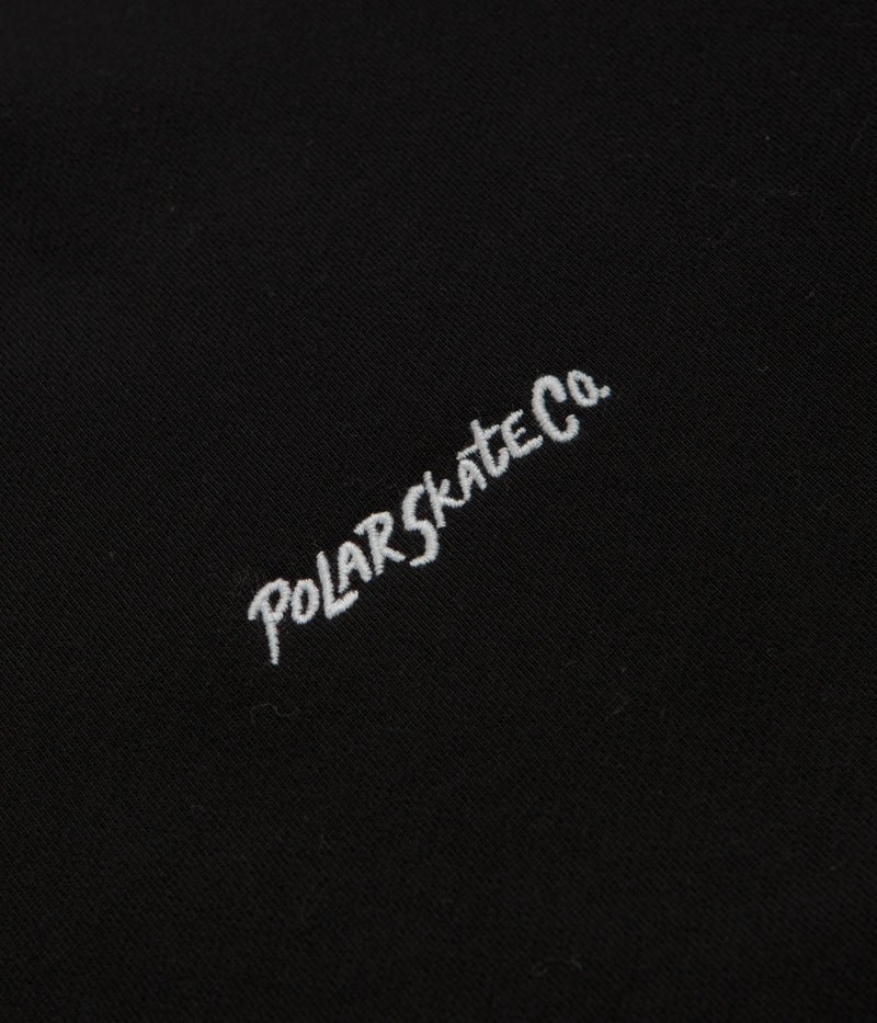 Polar Surf Logo Dave Crewneck Sweatshirt in Black
