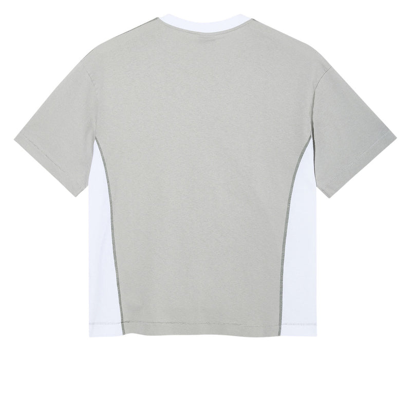 Polar Surf Panel T-Shirt - Silver/White