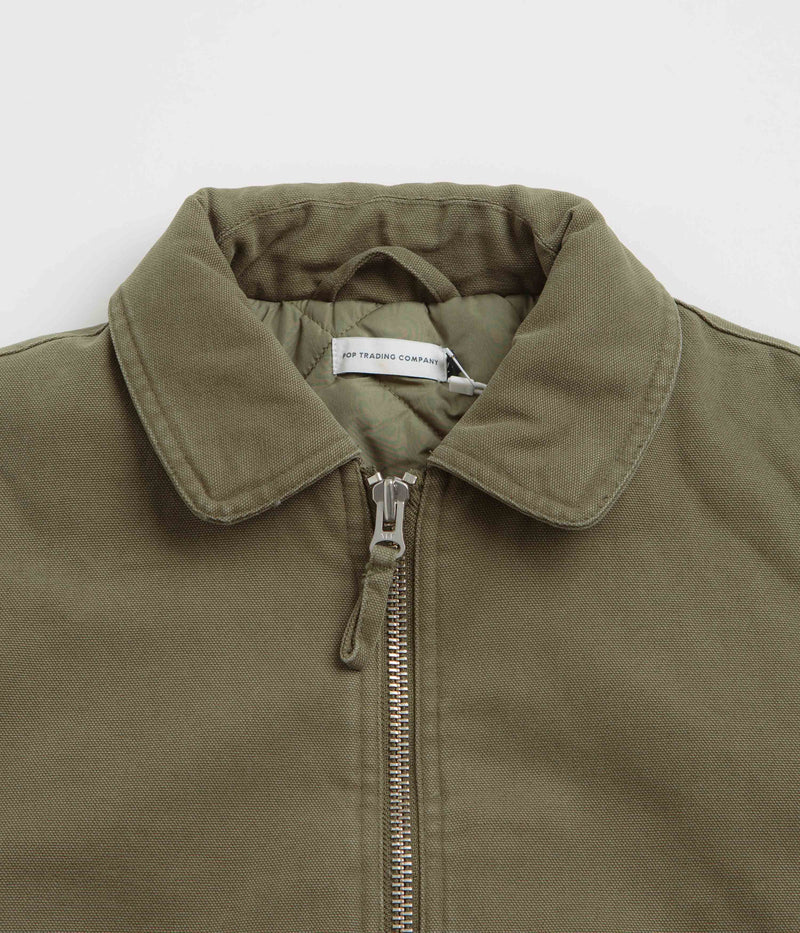Pop Trading Company Flight Jacket in Four Leaf Clover