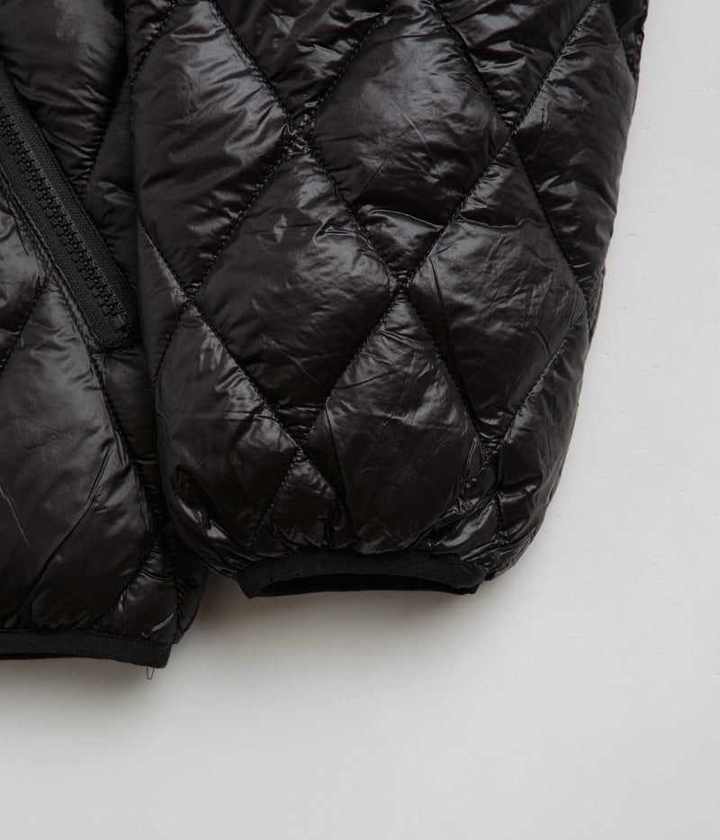 Pop Trading Company Quilted Reversible Jacket in Black